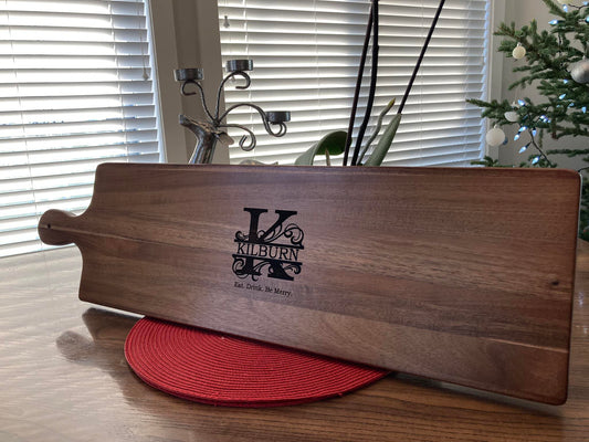 Custom Laser Engraved Charcuterie Boards